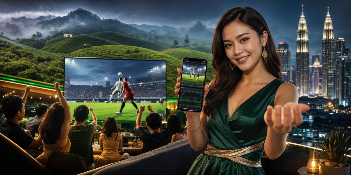 Pengguna Malaysia membuat pertaruhan bola sepak di platform re9